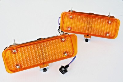 71-72 Chevy C10 Truck Front LH Bumper Turn Signal Light Parking Lamp Driver Side