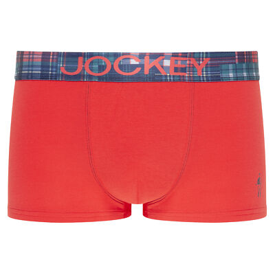 Jockey Herren Trunk Saturday Night Lights Solid Short Formula Red M L XL XXL NEU