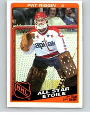 1984-85 O-Pee-Chee #218 Pat Riggin AS  Washington Capitals V64318
