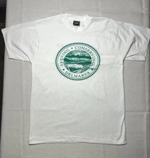 VTG 1991 Screen Stars Best Two Sided Single Stitch Delmarva Conservation Large