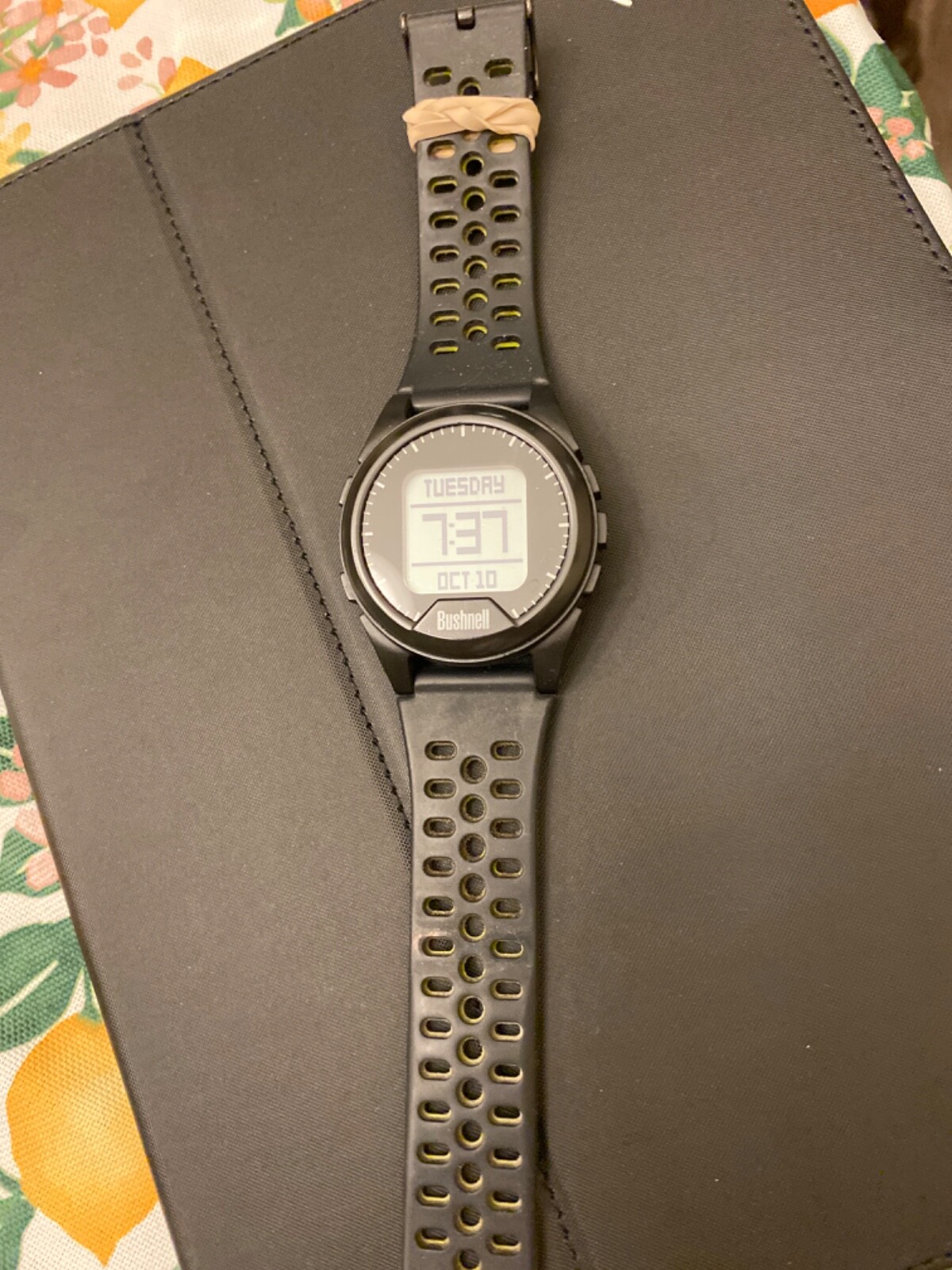 Bushnell Neo Ion GPS Rangefinder Golf Watch Gray & Orange w/ Charging