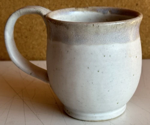 Vintage Stoneware Ceramic Mug HAND THROWN STUDIO POTTERY Signed By The Artist