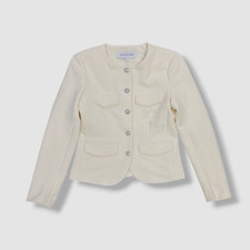 Veronica Beard Women's Ivory Kensington Knit Jacket Size S