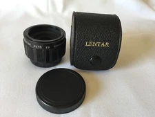 LENTAR AUTO 2X CONVERTER LENS MADE IN JAPAN w/ Case/Lens Caps