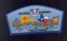 MINT 2001 JSP Yucca Council Blue Bdr Blue Back