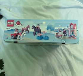 LEGO DUPLO 4974 LEGO Ville 36pc Complete Set Box Horse Cat Ages 2-5