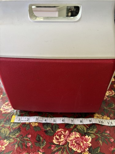 Vintage Playmate by Igloo Small Red Cooler Philips 66 Houston Chemical Complex - Picture 7 of 7