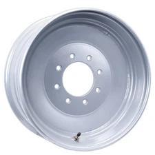 Trailer Wheel 17.5" 17.5X6.75 Hub Centric 8 Lug 6.5 Center Silver Conventional