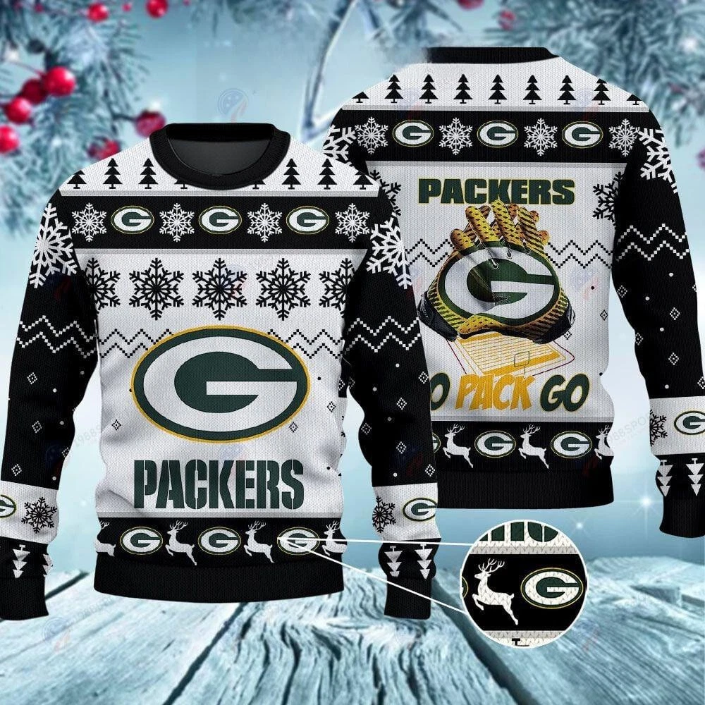 Green Bay Packers Christmas Ugly Sweater