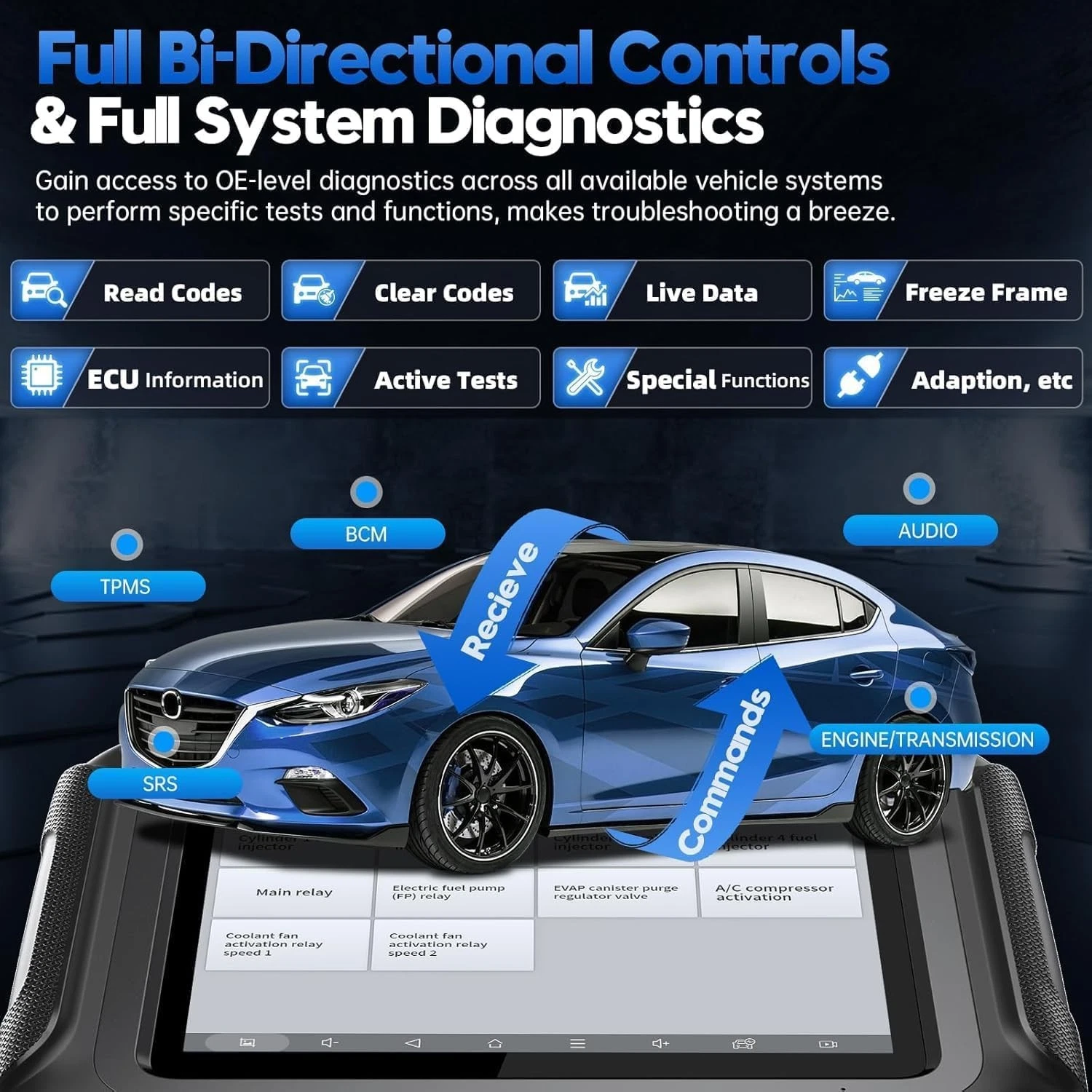 🏆2026 XTOOL D9S V2.0 Offline ECU Programming OBD2 Scanner Diagnostic Tool FCA - product detail image 10