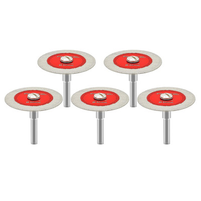 Mini Diamond Glass Cutting Disc - 5Pcs 2 Inch Saw Blade with 1/4 Inch