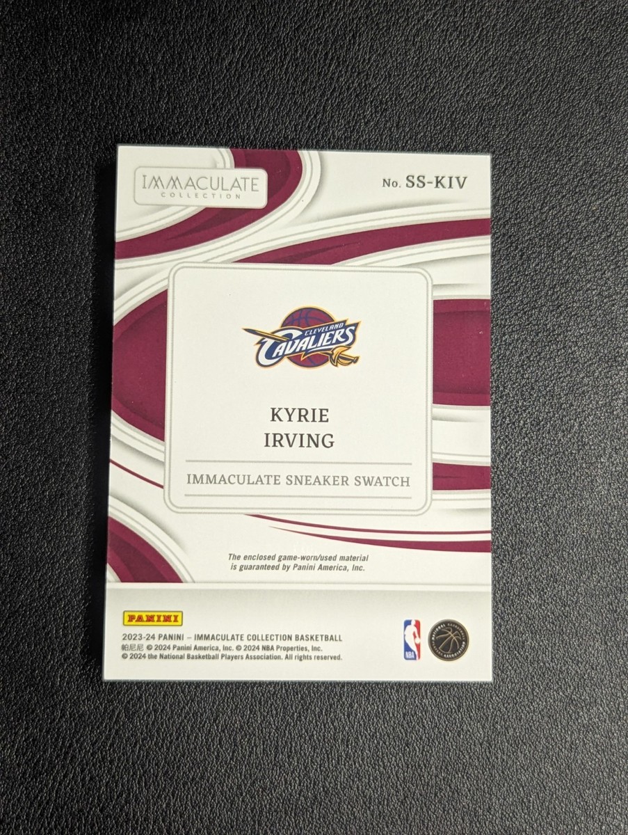 Kyrie Irving Patch 1/1 アービング immaculate 2023-24 Panini Immaculate Kyrie Irving Game Worn Sneaker