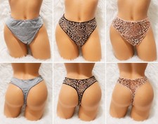 Victoria's Secret High Cut Thong Panty 100 Cotton Soft Comfortable Colors