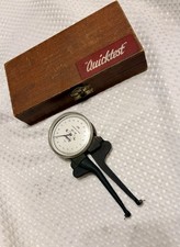 Vintage Kroeplin Quicktest Internal Dial Caliper Gauge .8"-1.2" Range .001" Case