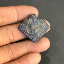 Beautiful old lapis lazuli Stone Roman intaglio pendant 