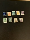 Soviet Union 9 stamps with WZ MH
