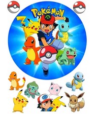 Tortenaufleger Pokemon Pikachu Tiere Tortenaufleger Fondant Essbar