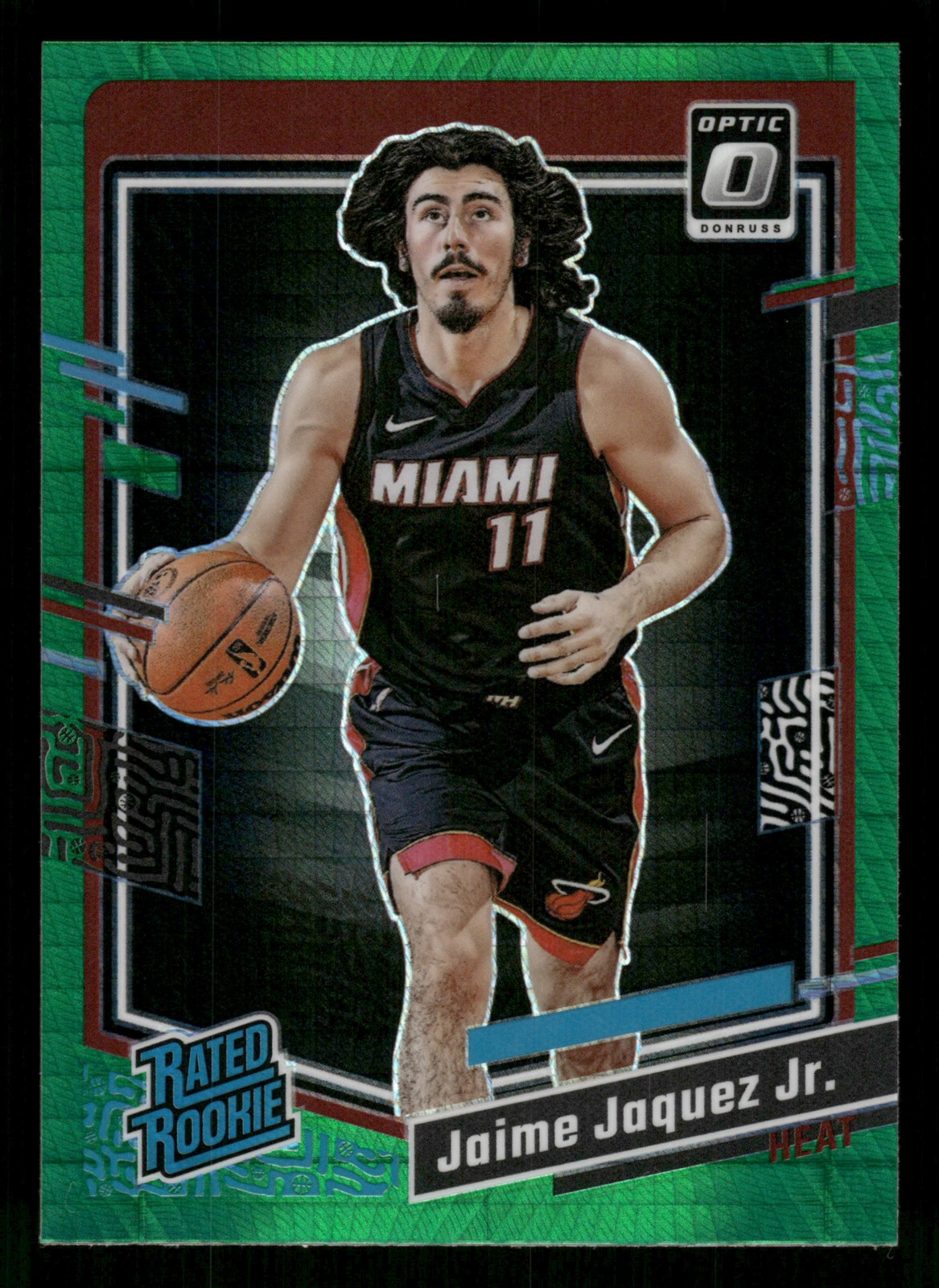 2023-24 Donruss Optic #216 Jaime Jaquez Jr. Hyper Green