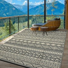 Outdoor Rug Waterproof Outdoor Carpet Patio Rug Mat Reversible Rv