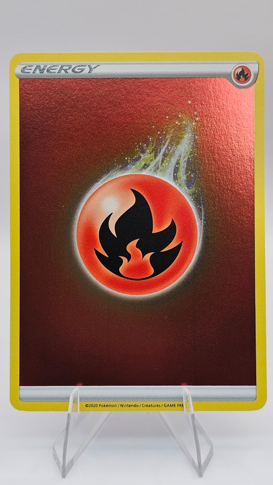 Basic Fire Energy -  Sword & Shield - (Holo)