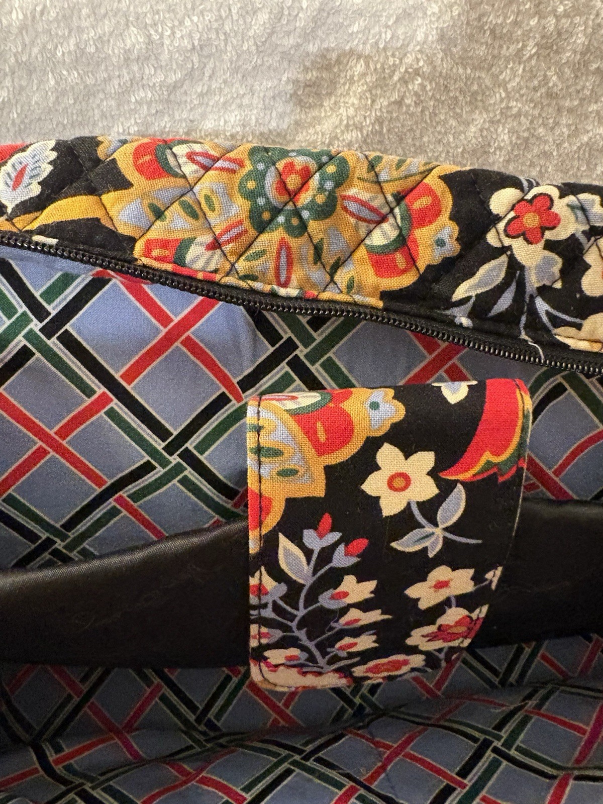 Vera Bradley Versailles Pattern Large Overnight /… - image 13