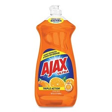 Ajax Ultra Liquid Dish Soap Orange Scent Triple Action Grease Cleaner 28 fl oz