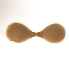 BOOMBA Invisibra Beige Size AA Ultra-Thin Silicone Adhesive Strapless new open