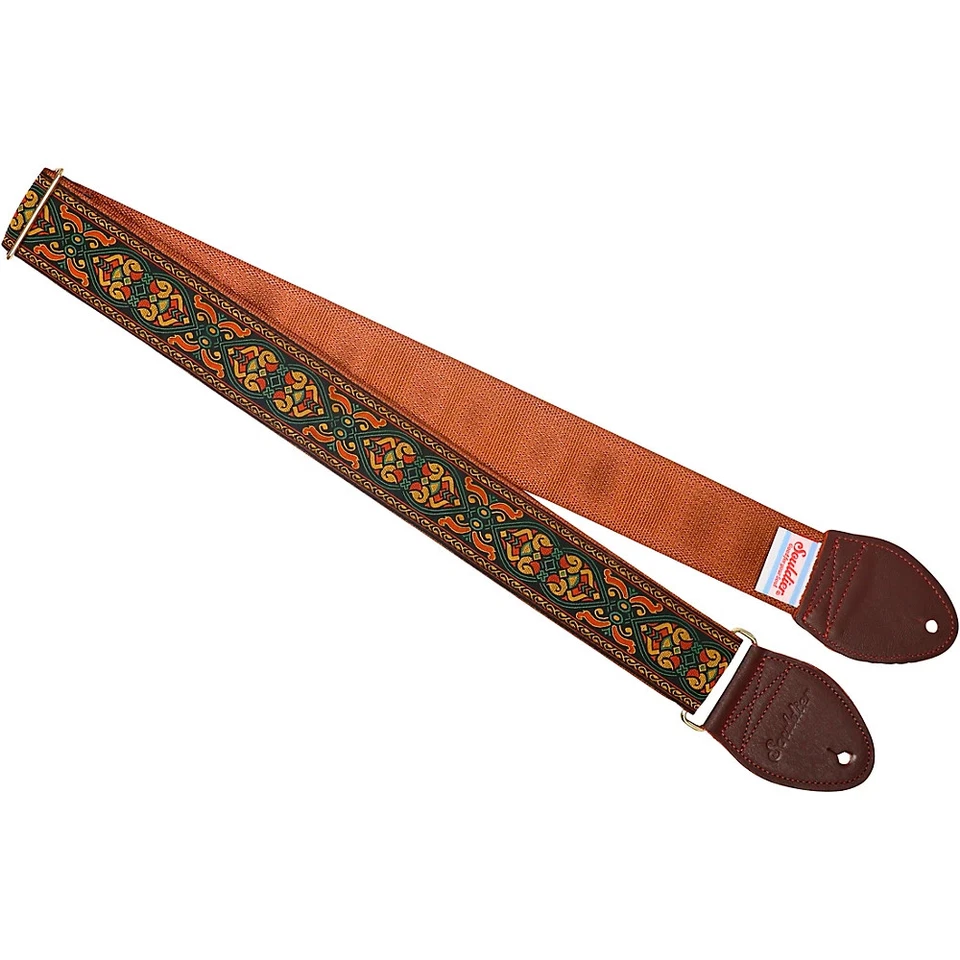 Correa de guitarra Souldier Braveheart marrón 2 pulgadas Foto 3 de 3