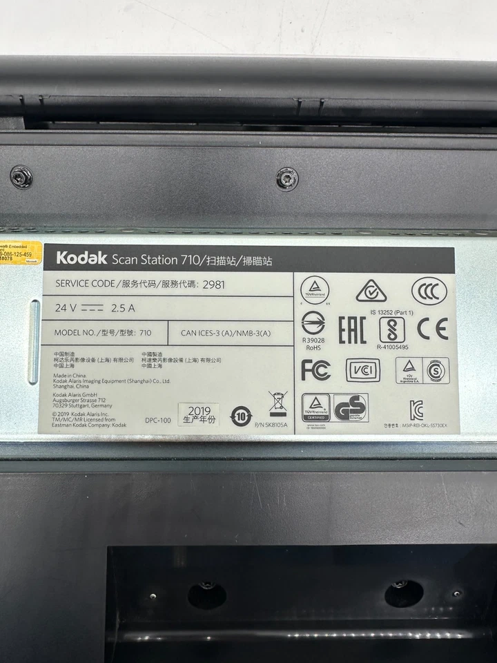 Escáner de documentos Kodak Scan Station 710 color dúplex negro Foto 3 de 4
