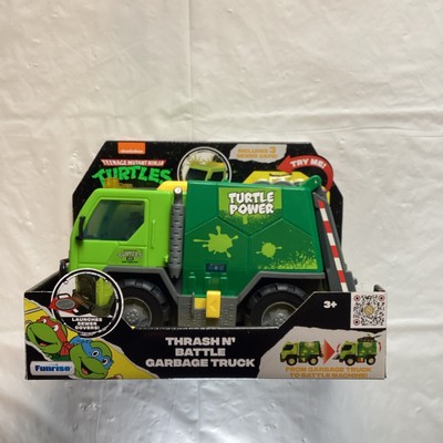 Teenage Mutant Ninja Turtles TMNT Thrash 'n Battle Garbage Truck w/ Sound Lights
