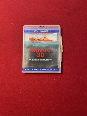 #ad Piranha 3D Blu ray 3D 2011 Christopher Lloyd Richard Dreyfuss $15.00