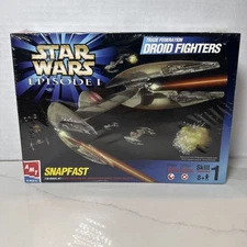 Ertl AMT Star Wars episode 1 Trade Confederation Droid Fighters Snapfast 1999