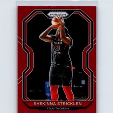 2021 Panini Prizm WNBA Shekinna Stricklen #35 Prizms Red #/299 Atlanta Dream