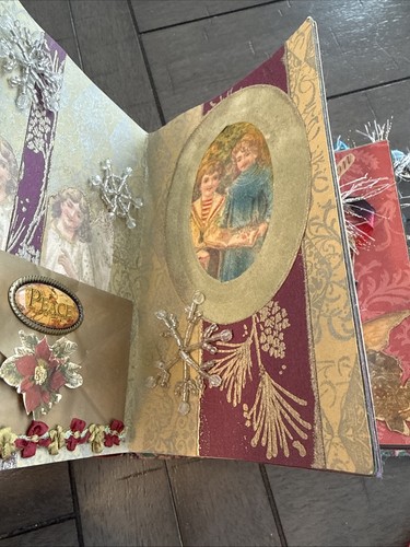 1990 Mixed Media Künstler Old Fashioned Christmas Look Buch - Bild 6 von 15