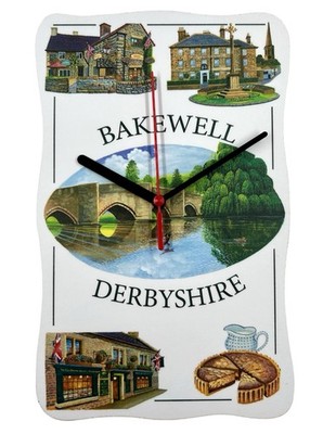 Bakewell Uhr - Bakewell Tart - Bakewell Geschenk - Bakewell Geschenke - BWCLK