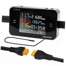 Digital Battery Tester 80V 35A Pb/Lithium Battery Monitor with XT90 Plug DC