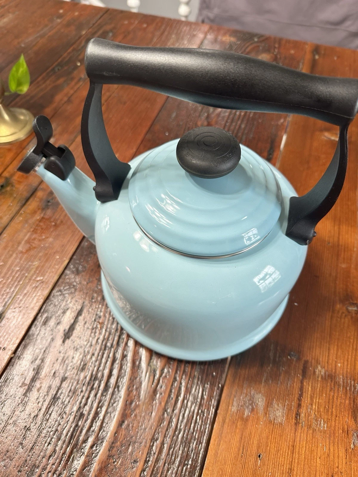 Le Creuset Kettle Light Blue. Great Condition.