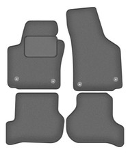 Velours Fußmatten für Seat Leon II Bj. 2005-2012  4-tlg Passform Automatten NEU