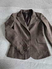 MEXX Women s Plaid Blazer Jacket   Brown Twee...