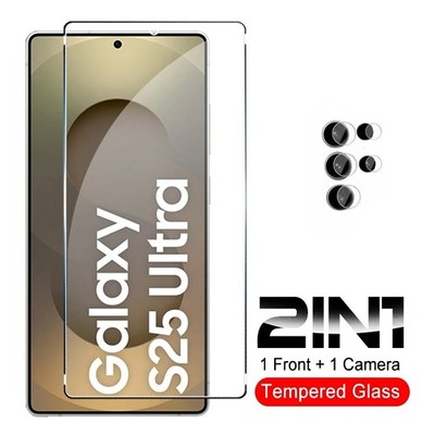 For Samsung Galaxy S25Ultra/S25+/S25 Tempered Glass Screen Protector Full Cover