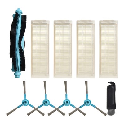 Roller Brush Side Brush Filter Kit For Cecotec For Conga 3290, 3390, 3490, 3890