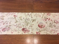 Country Curtains window valance cream with floral print