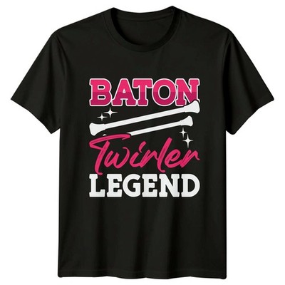 Baton Twirler Legend Damen T-Shirt Majorette Schlagstock wirbelnd Geburtstag Geschenk