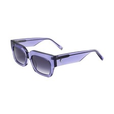 Kendall  Kylie Women's April Rectangular 53mm Sunglasses Blue KKS5082-424