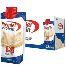 Premier Protein Shakes Vanilla Protein Powder 325ml X 12 SALES