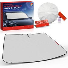 A-Premium Windshield Sun Shade Compatible with Tesla Model 3 2017-2026 Fold...
