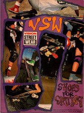 1988 • VISION Gator Ken Park Jinx Buck Smith print ad • 1980s skateboard DA-01