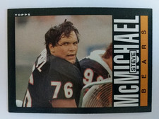 1985 Topps Football ~ Steve McMichael ~ Rookie Card #32. rookie card picture