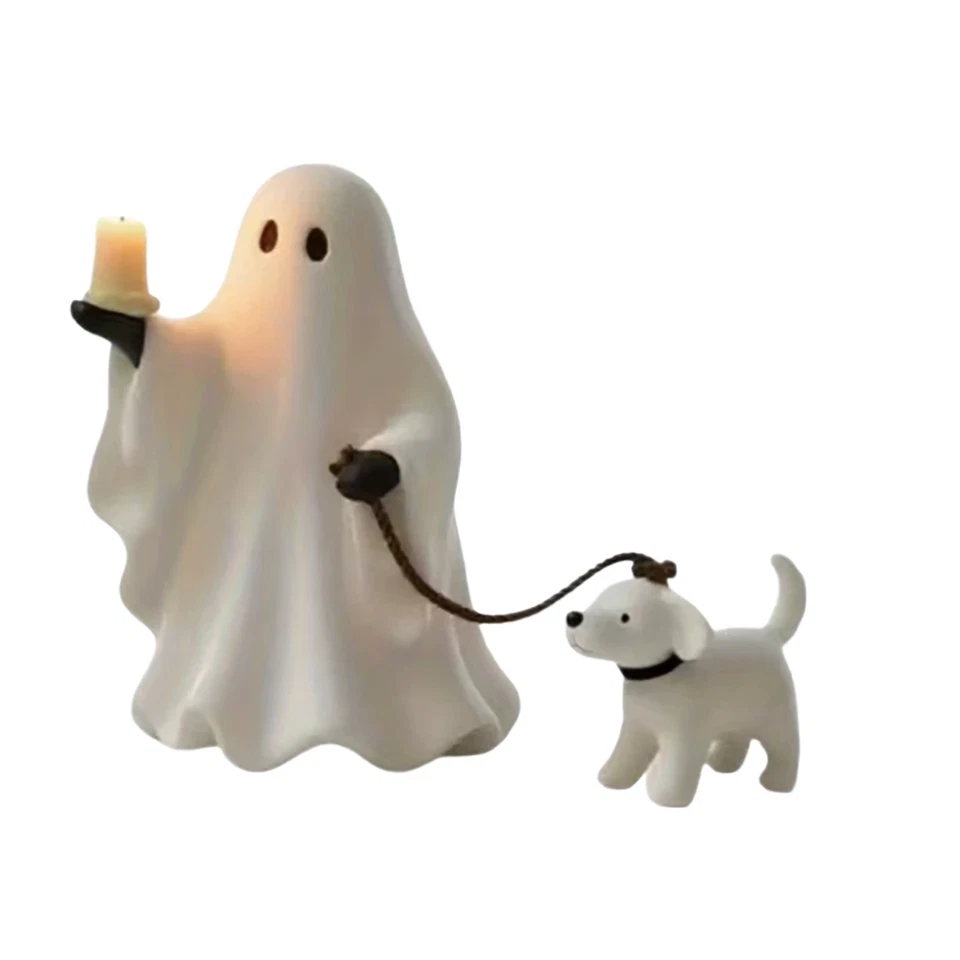 Niedliche Geister Lampe mit LED Licht - Perfekt als Nachtlampe fürs Kinderzimmer - Bild 3 von 3