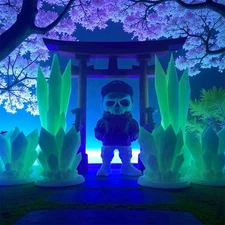 glow in the dark Diamond Clusters Set Of 6